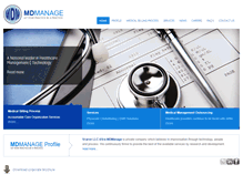 Tablet Screenshot of mdmanage.com